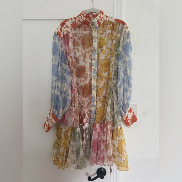 Zimmermann Dresses & Skirts - Zimmerman Lantern Postcard Mini Dress